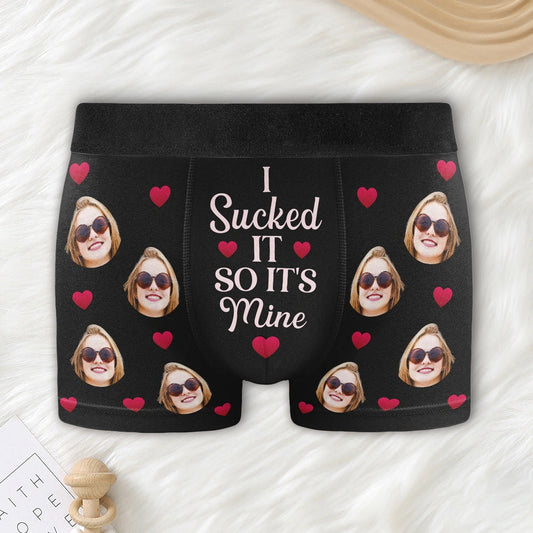 Custom Face Boxer Briefs for Couples - Funny Romantic Gift Underwear MagicInPrints