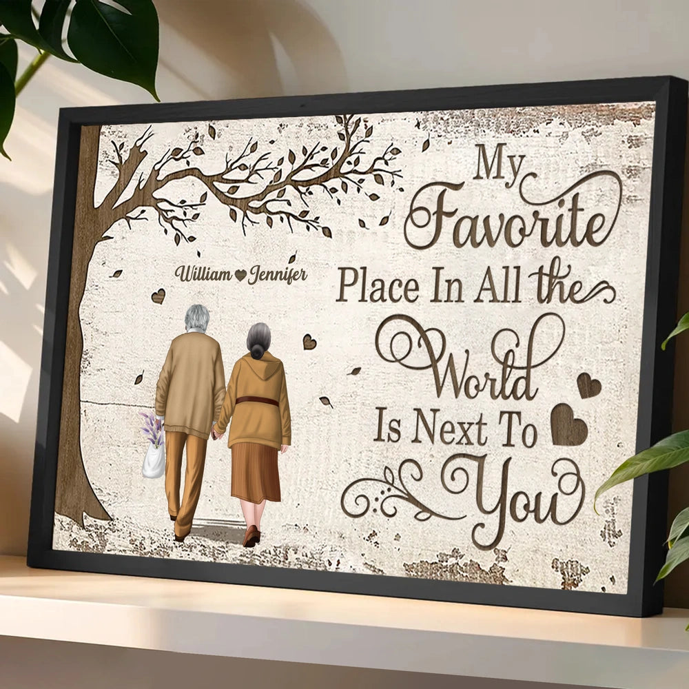 Personalized Couple Canvas Art for Seniors - Sentimental Home Decor Gift Poster or Canvas MagicInPrints