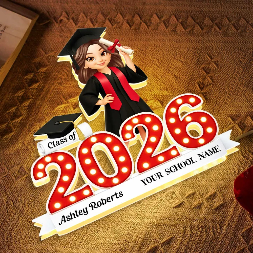 Custom Graduation Decoration for Class of 2026 - Personalized Graduate Display Plaque MagicInPrints