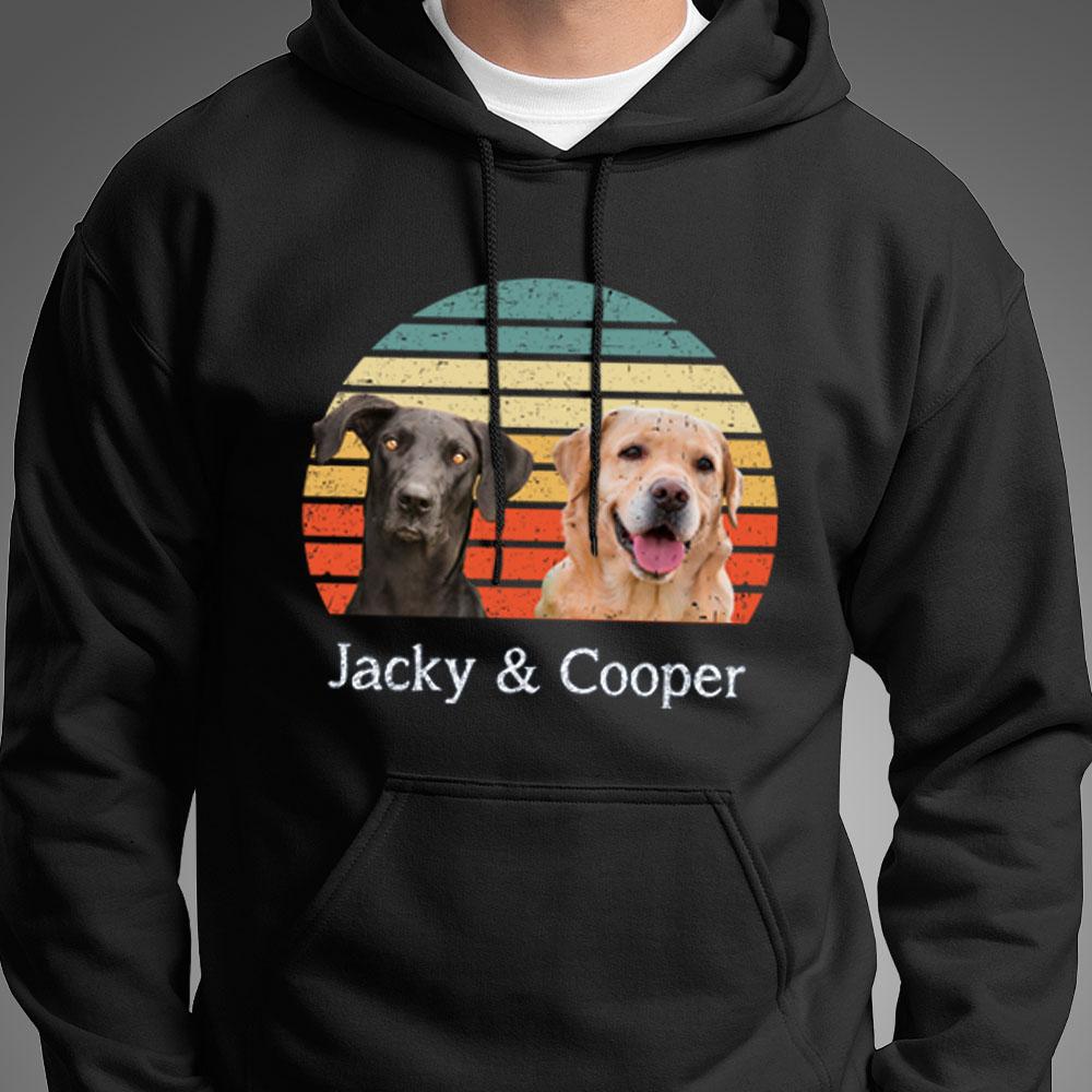 Custom Dog Lover T-Shirt for Adults - Retro Golden Retriever Design Cloth MagicInPrints