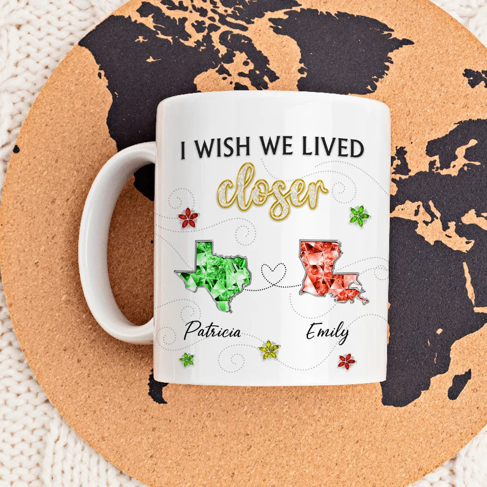 Personalized Long-Distance Friendship Mug for Friends - Thoughtful Gift Cup MagicInPrints