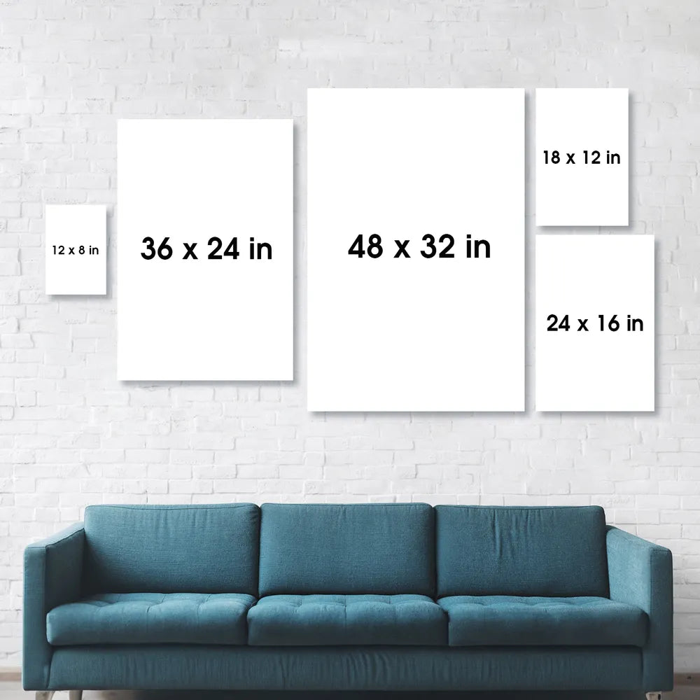 Personalized Romantic Couple Canvas Art - Anniversary Gift Poster or Canvas MagicInPrints