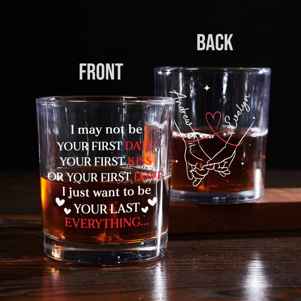 Personalized Couples Whiskey Glasses Set - Romantic Gift for Anniversaries Cup MagicInPrints