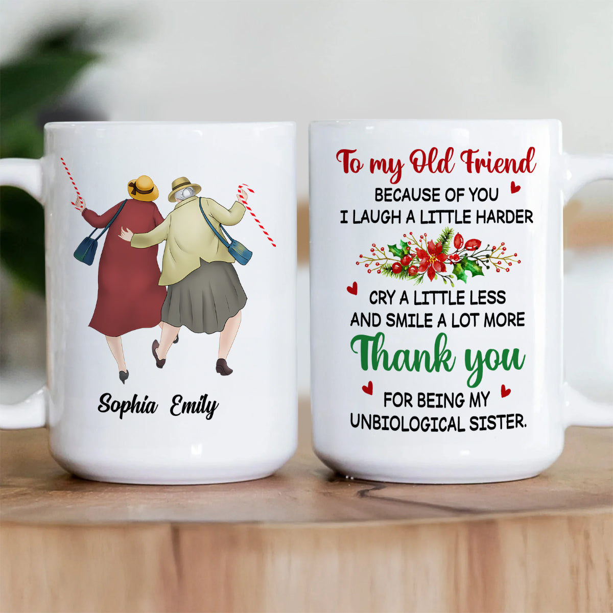 Personalized Friendship Mug for Seniors - Sentimental Gift for Best Friends Cup MagicInPrints