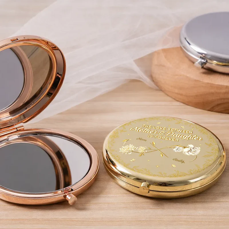 Personalized Compact Mirror for Mother & Daughter - Sentimental Gift for Special Bond Beauty Tools MagicInPrints