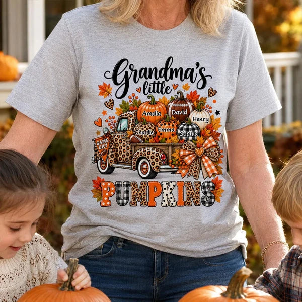 Personalized Grandma Tee Game Day Gift Custom Design Fall