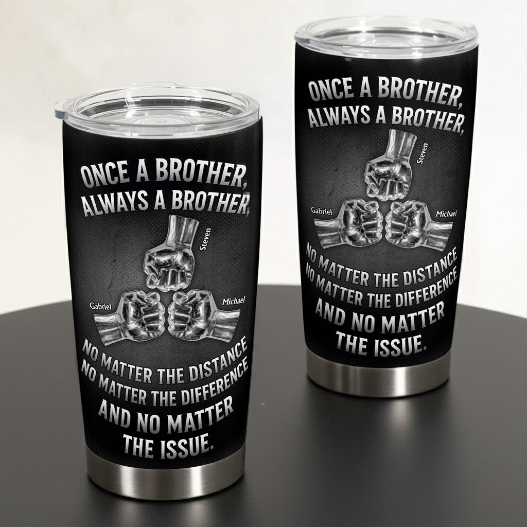 Personalized Brother Tumbler Gift for Sibling - Sentimental Keepsake Cup MagicInPrints