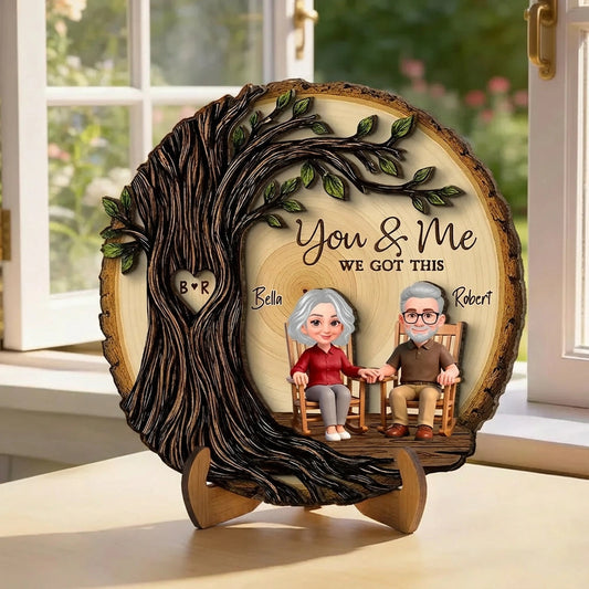 Personalized Wooden Anniversary Plaque for Couples - Sentimental Home Decor Gift Plaque MagicInPrints