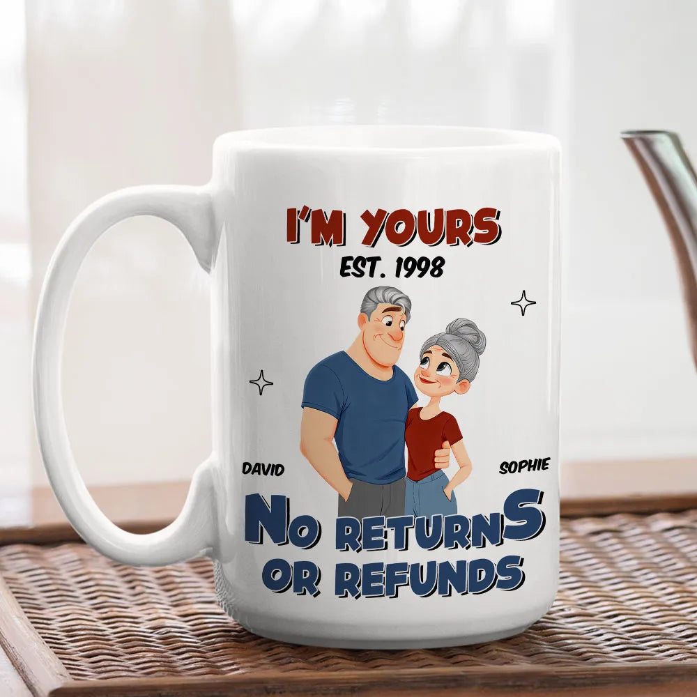 Personalized Couple Mug for Anniversary - Funny 'I'm Yours' Design Cup MagicInPrints