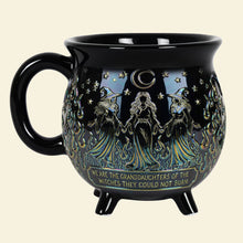 Load image into Gallery viewer, &quot;Embrace the Magic: A Touch of Witchcraft&quot; - Personalized Cauldron Mug - Gift for Witch Lovers and Halloween Enthusiasts Cauldron Mug MagicInPrints

