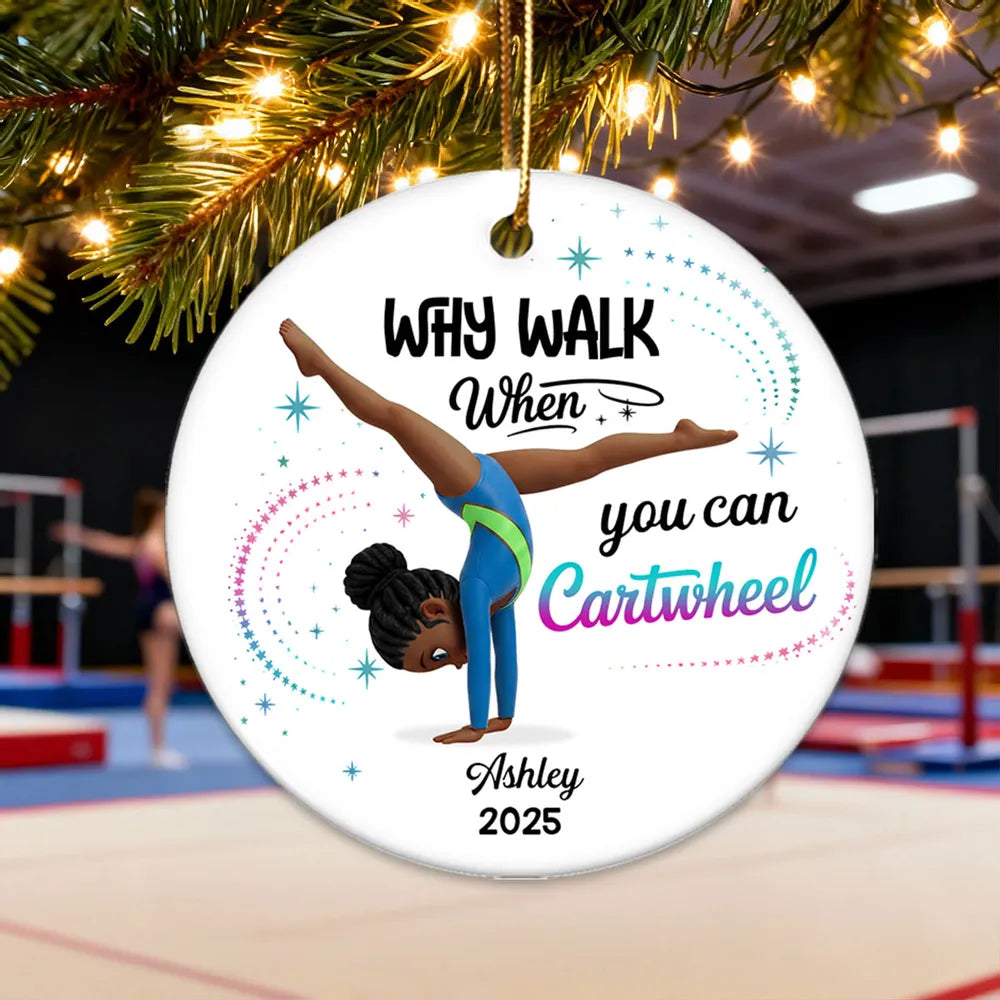 Personalized Gymnastics Ornament for Kids - Christmas Keepsake Ornament MagicInPrints