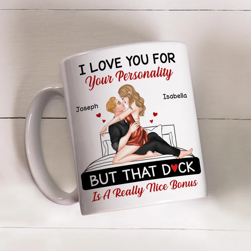Personalized Romantic Couple Mug for Him - Anniversary Gift Cup MagicInPrints