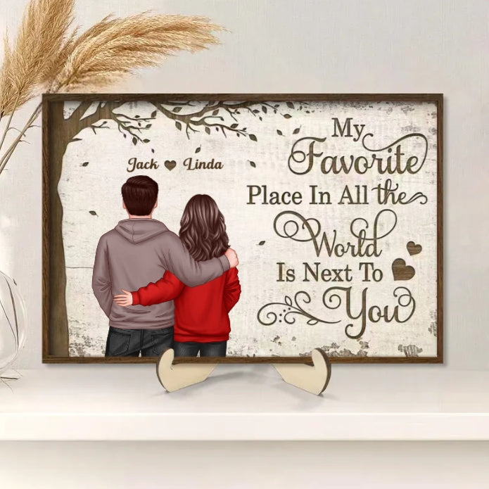 Personalized Music Plaque for Couples - Romantic Gift for Christmas Fridge Magnet MagicInPrints