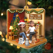 Load image into Gallery viewer, Celebrate Love and Companionship – Personalized Custom Shaped Acrylic Ornament – Gift for Pet Lovers Acrylic Ornament MagicInPrints
