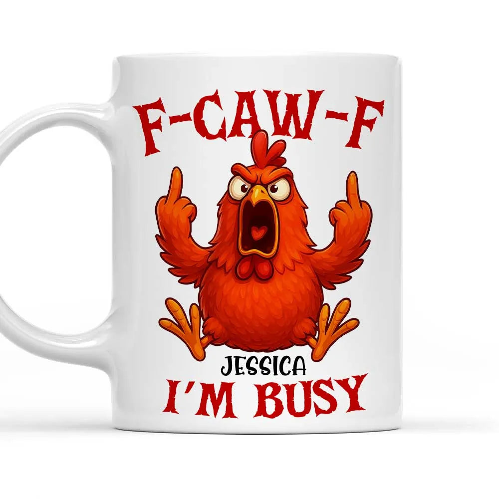 Personalized Funny Chicken Mug for Adults - Humor Gift Cup MagicInPrints