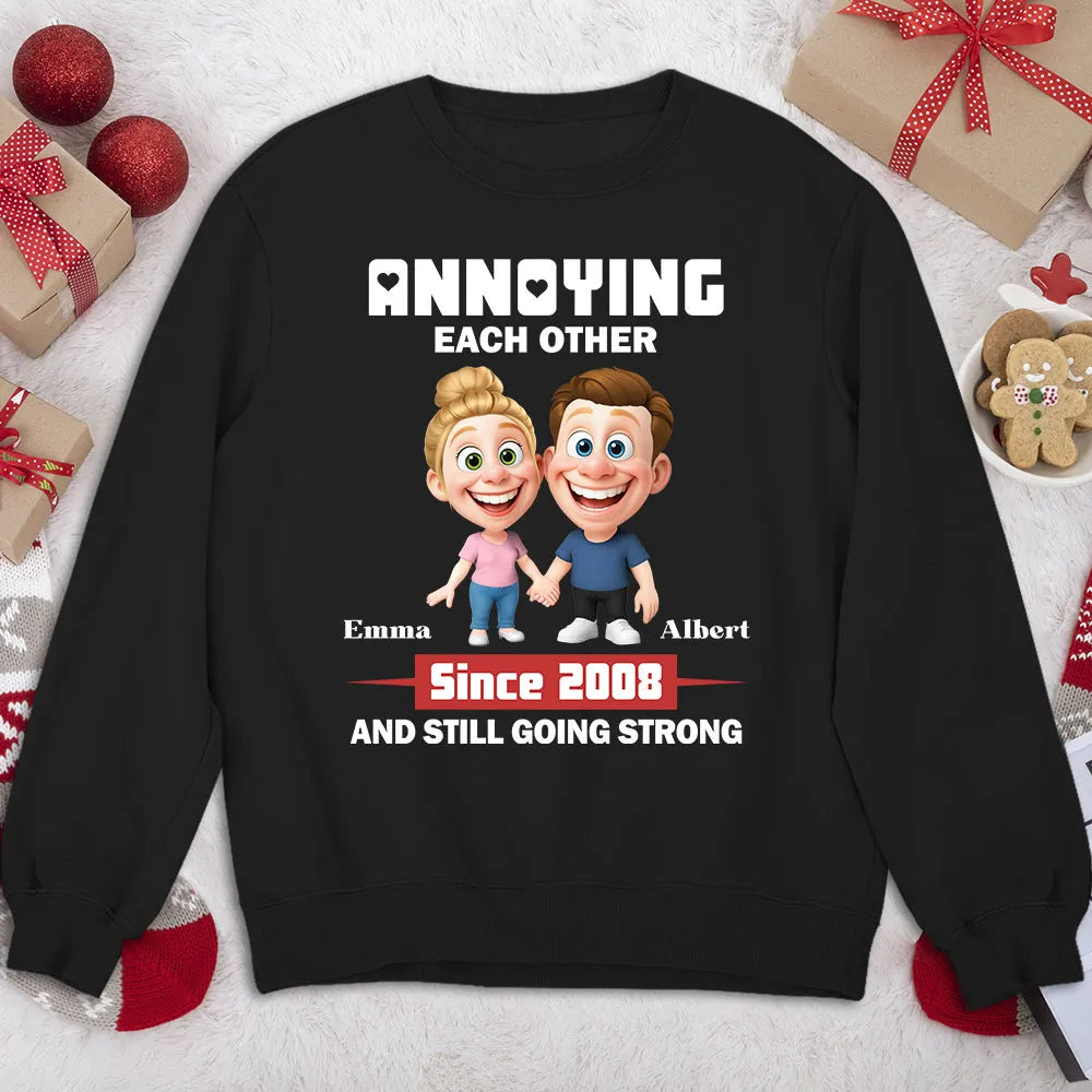 Personalized Couples T-Shirt for Anniversary - Funny Cartoon Design Cloth MagicInPrints