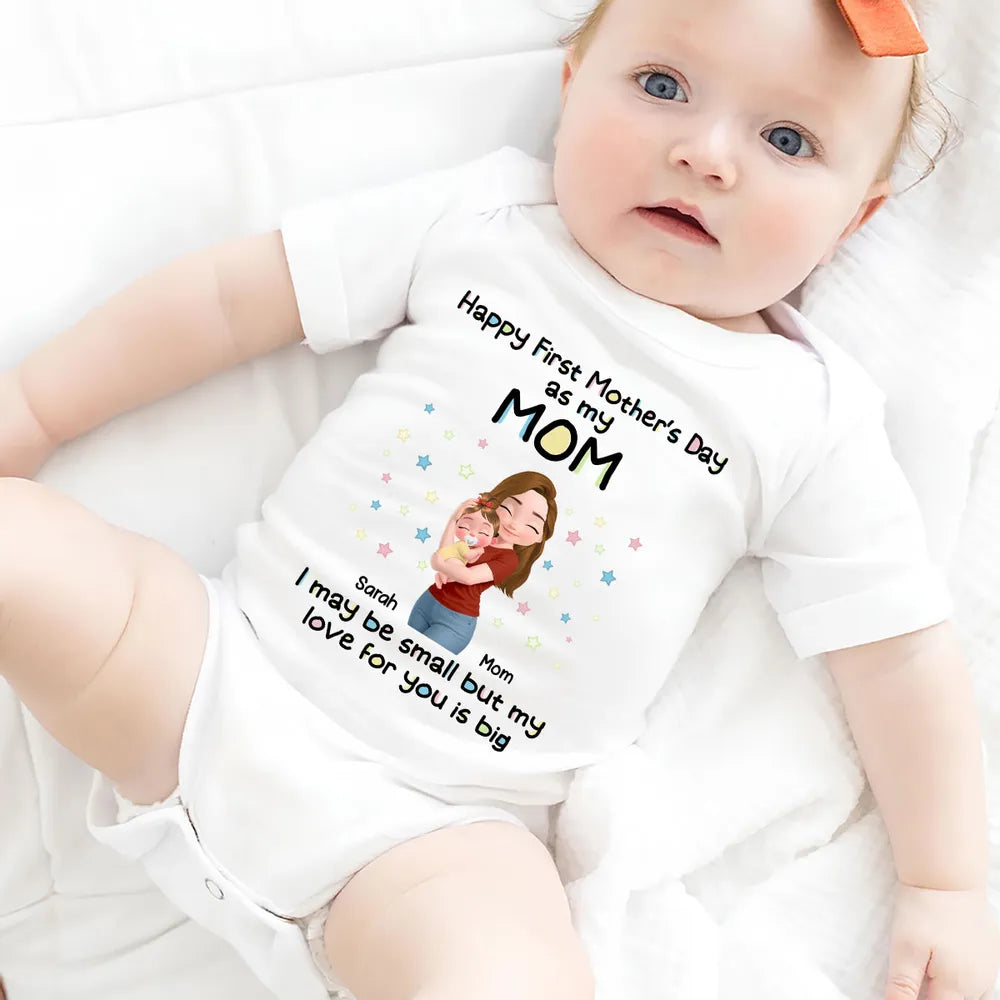 Personalized Baby Onesie for Mother's Day - Cute Gift for New Moms Cloth MagicInPrints