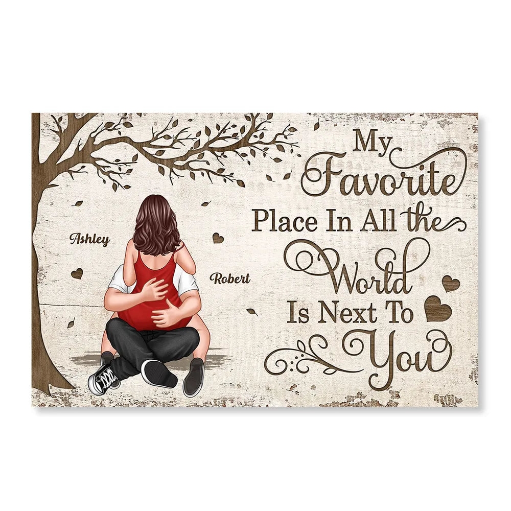 Personalized Couple Canvas Art for Lovers - Sentimental Home Decor Poster or Canvas MagicInPrints