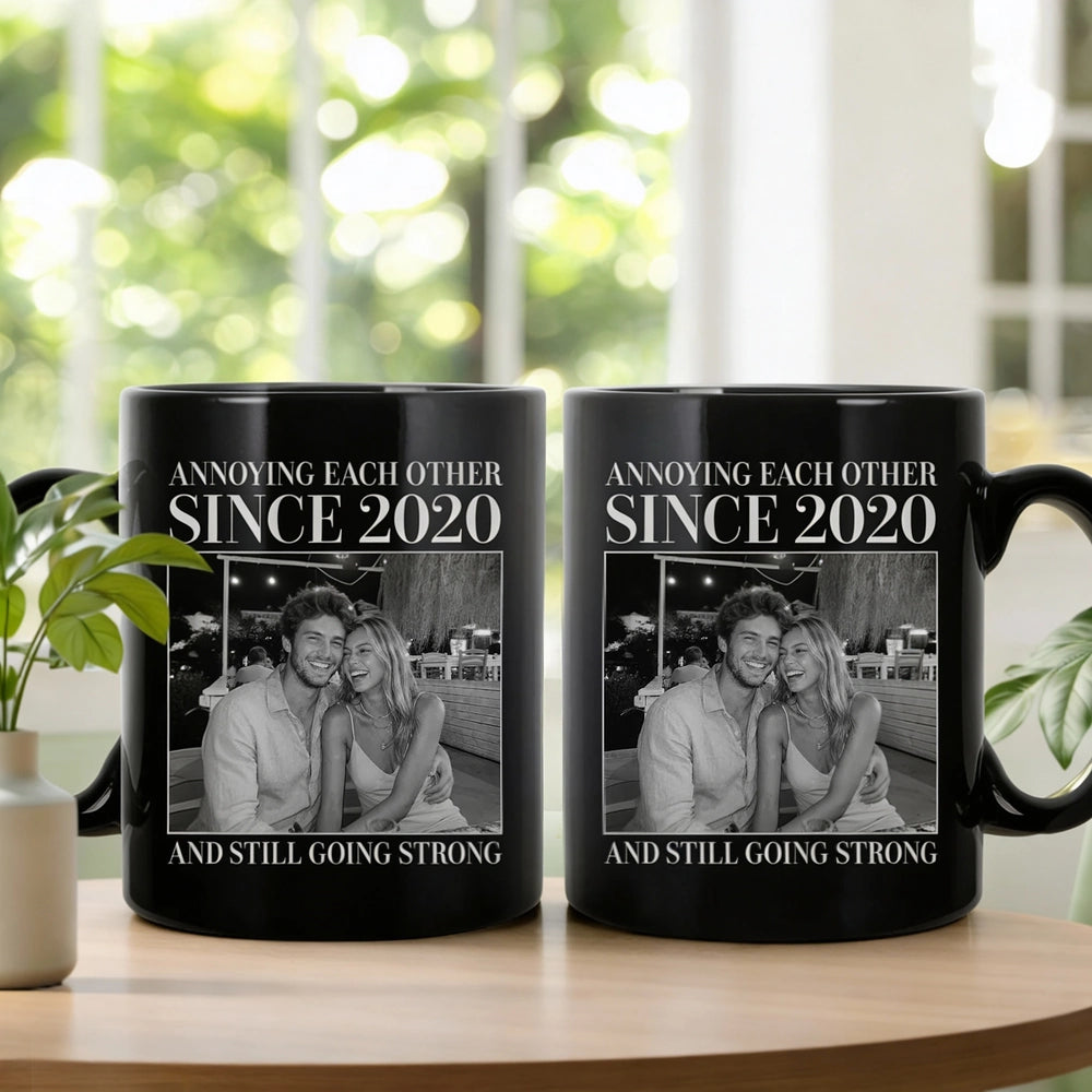 Personalized Couples Mug for Anniversary - Funny Gift Since 2020 Cup MagicInPrints