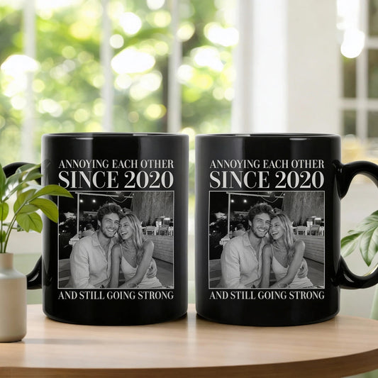Personalized Couples Mug for Anniversary - Funny Gift Since 2020 Cup MagicInPrints
