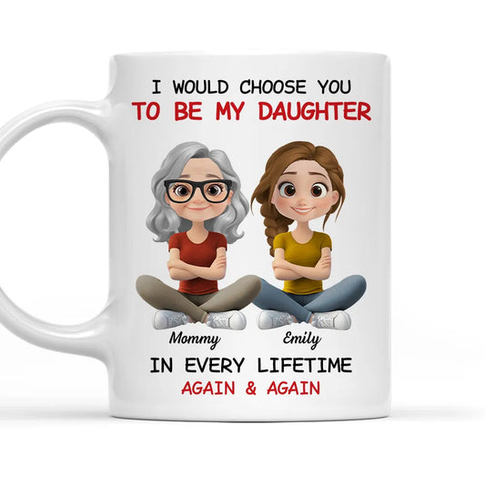 Personalized Mother Daughter Mug - Sentimental Gift for Mom - Custom Names Cup MagicInPrints