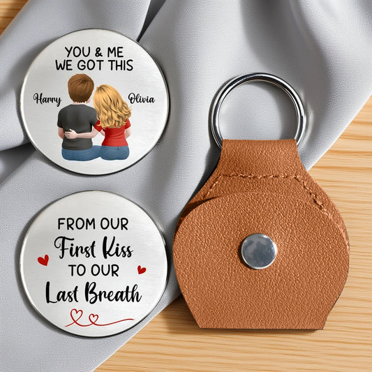 Personalized Couples Keychain Set - Romantic Gift for Anniversaries Keychain MagicInPrints