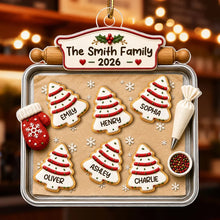 Load image into Gallery viewer, Personalized Acrylic Christmas Ornament Custom Family Gift
