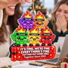 Load image into Gallery viewer, Personalized Acrylic Christmas Ornament Unique Coworker Gift
