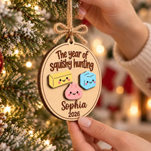 Load image into Gallery viewer, Personalized 2-Layer Wooden Christmas Ornament Gift for Collectors
