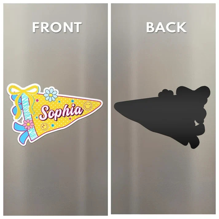 Personalized Acrylic Magnet Colorful Locker Decor Gift for Kids