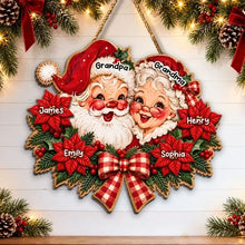 Load image into Gallery viewer, Personalized Wooden Sign Christmas Gift for Grandparents
