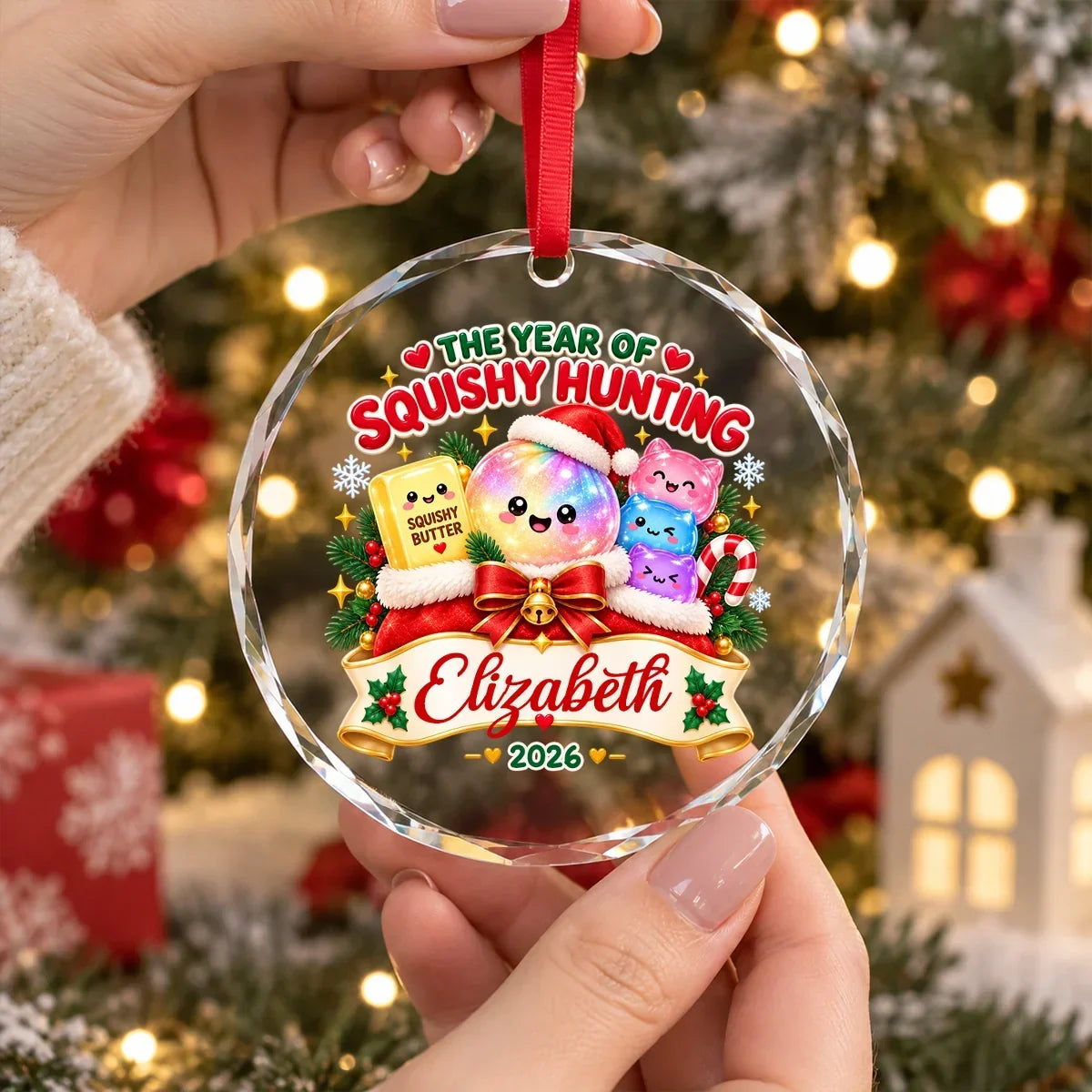 Personalized Crystal Ornament Squishy Kawaii Gift for Kids