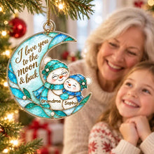Load image into Gallery viewer, Personalized Acrylic Christmas Ornament for Grandma &amp; Grandkids
