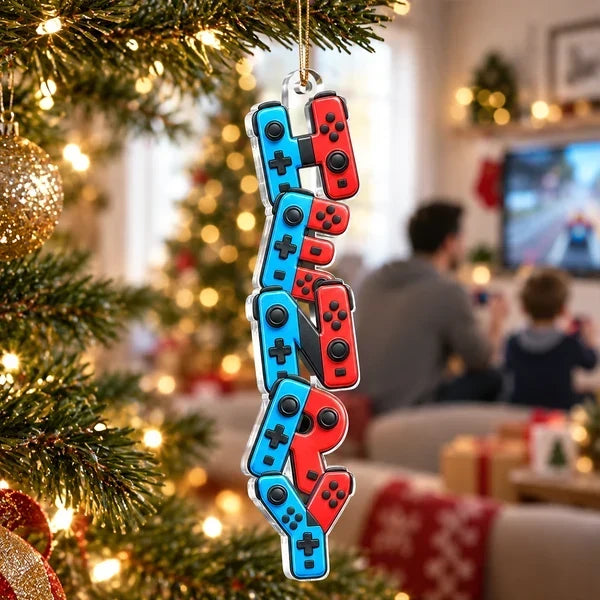 Personalized Gaming Acrylic Ornament Custom Gift for Gamers
