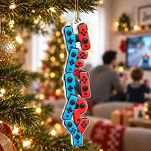 Load image into Gallery viewer, Personalized Gaming Acrylic Ornament Custom Gift for Gamers
