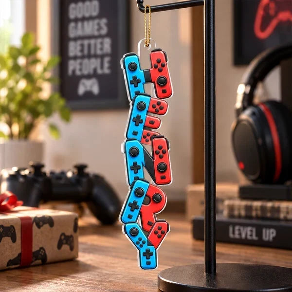 Personalized Gaming Acrylic Ornament Custom Gift for Gamers