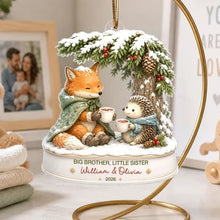 Load image into Gallery viewer, Personalized Big Brother Little Sister Acrylic Ornament Gift
