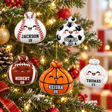 Load image into Gallery viewer, Personalized Dumpling Acrylic Ornament for Sports Fans - Unique Christmas Gift
