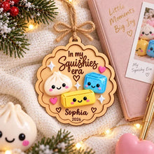 Load image into Gallery viewer, Personalized Squishy Character Wooden Ornament for Kids Gift
