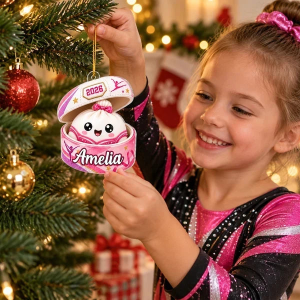 Personalized Acrylic Gymnast Ornament Gift for Daughter, Niece, Christmas
