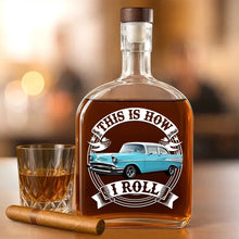 Load image into Gallery viewer, Personalized Glass Spirits Decanter Custom Car Tribute Gift for Dad

