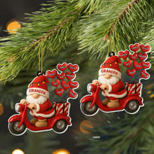 Load image into Gallery viewer, Personalized Acrylic Christmas Ornament Santa Gift for Grandpa
