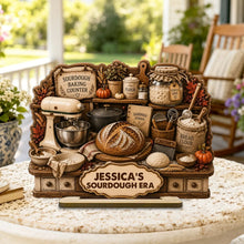 Load image into Gallery viewer, Personalized Sourdough Wooden Plaque Gift for Home Bakers
