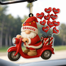 Load image into Gallery viewer, Personalized Acrylic Christmas Ornament Santa Gift for Grandpa
