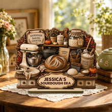 Load image into Gallery viewer, Personalized Sourdough Wooden Plaque Gift for Home Bakers
