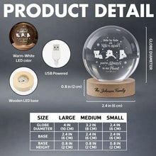 Load image into Gallery viewer, Personalized Globe Lamp Creative Keepsake Gift for Family
