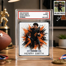 Load image into Gallery viewer, Personalized Acrylic Block Plaque Custom Football Keepsake Gift for Players
