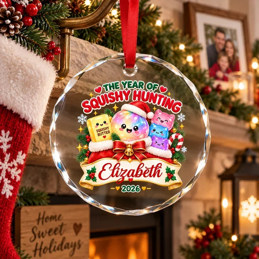 Personalized Crystal Ornament Squishy Kawaii Gift for Kids