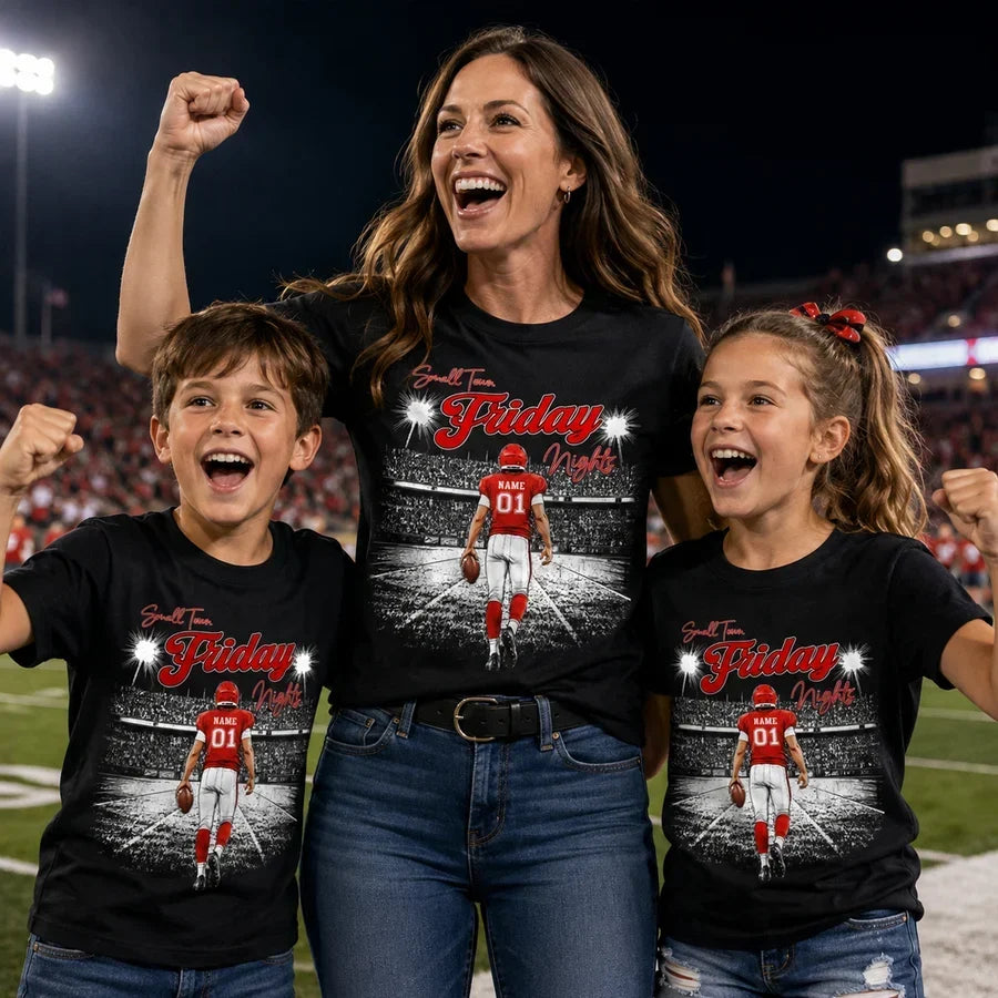 Personalized Football Sweatshirt Custom Name Gift for Fans
