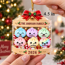 Load image into Gallery viewer, Personalized Acrylic Christmas Ornament Cute Dumpling Family Gift for Family
